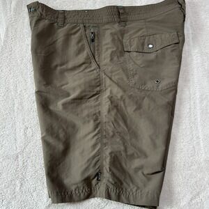 Howler Bros Clarksville Walk Shorts Mens 36 Khaki Reinforced Casual Outdoors EUC